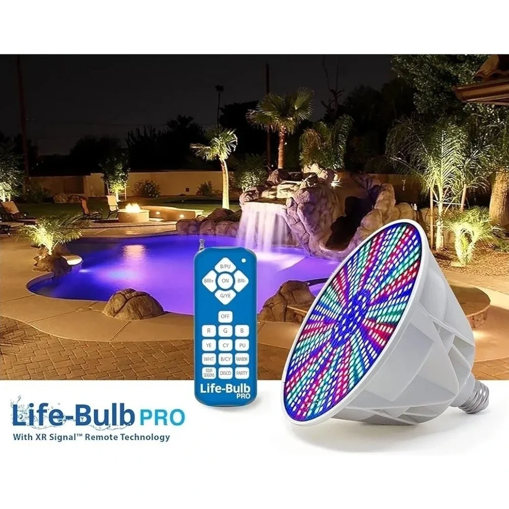 Life-Bulb Pro LED Pool Light For In Ground Pool 120V 40W Pool Light XR Signal